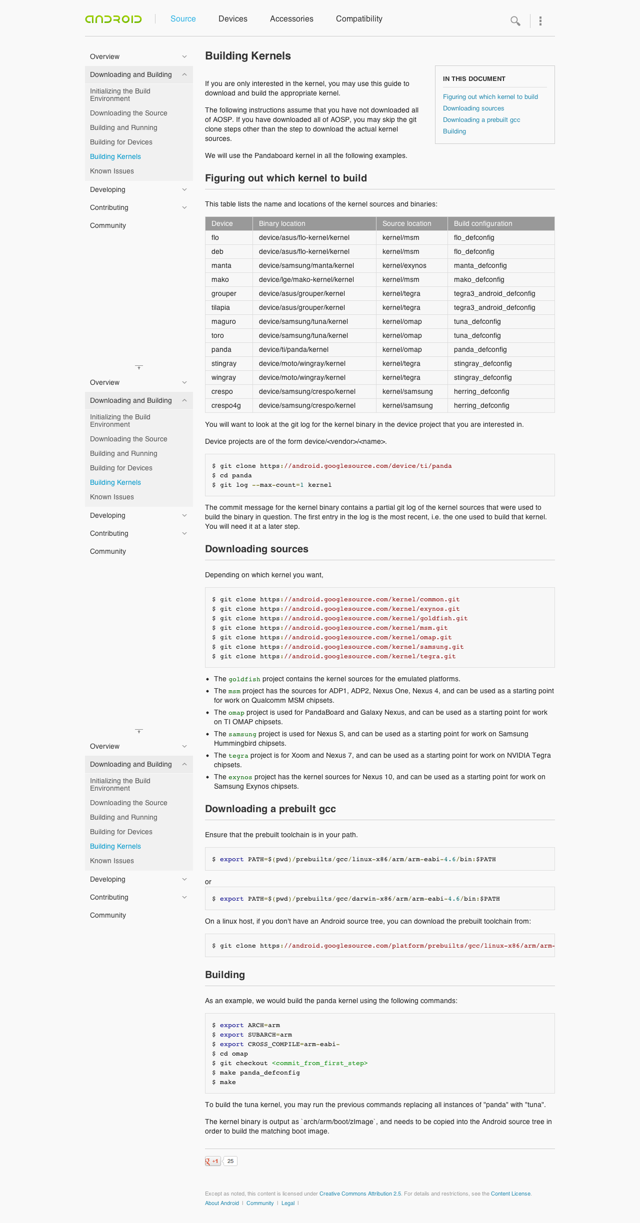 Building Kernels - Android Developers